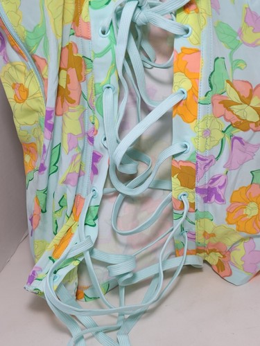Savage X Fenty Free Spirit Floral Cupless Corset Top Lace up Summer Size Small - Picture 9 of 11