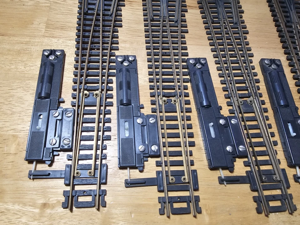 17 ATLAS #6 BRASS CUSTOM-LINE SWITCH TURNOUTS HO SCALE MODEL TRAIN TRACK LH RH - Image 4 of 4