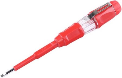 TIMCO Spannungsprüfer Schraubendreher 140mm Elektro Prüfstift Netzprüfer