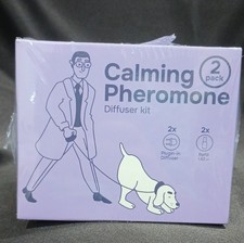 Dog Calming Pheromone Diffuser Kit 2 Pack Spray Control Purple