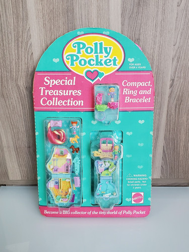 Special Treasures Polly Loves Puppy Bracelet Gift Set NEW Polly Pocket Vintage
