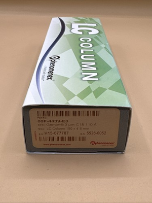 #ad HPLC Column Gemini 3 µm C18 110 Å 150 x 4.6 m Part # 00F 4439 E0 Phenomenex $399.99