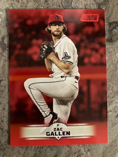 2025 Topps Stadium Club Zac Gallen #80 Red parallel SP