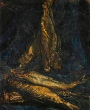 Vincent van Gogh Smoked Herrings Giclee Print on Canvas 8x10 Still Life Wall Art