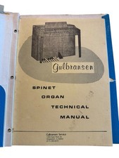 Gulbransen Organ G-3 Service Repair Shop Manual Schematics