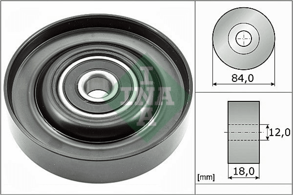 Umlenk FüHrungsrolle Keilrippenriemen FüR Nissan Almera I Hatchback Micra III-image