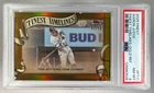 0528 Aaron Judge 2025 Topps Finest #FT-11 Gold Refractor Timelines /50 PSA 8