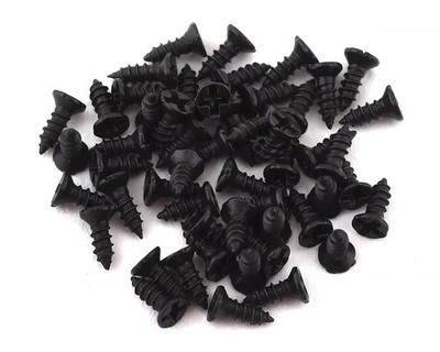 Sideways RC Scale Drift M1 Body Panel Screw (Black) (50) [SDW-M1BK50-3MM]
