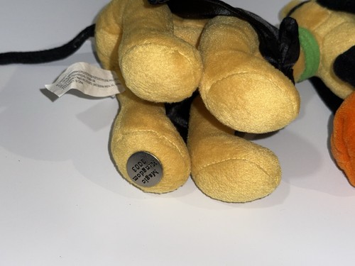 Peluche Pluto Festa Halloween Topolino Non Spaventoso 2003 Disney Parks - Foto 5 di 12