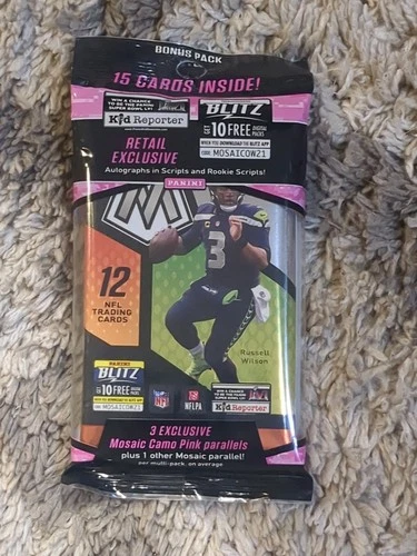 2021 Panini Mosaic Football Cello Pack Sealed IN HAND FAST Ship QUANTITY NEW !!