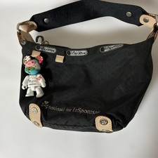 LeSportsac Handbag Black Nylon tokidoki Charm Rainbow zip Shoulder bag Women's