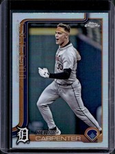 2025 Topps Chrome Kerry Carpenter Refractor #299 Tigers