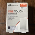 Seagate One Touch 2TB USB-C External SSD - Silver (STKG2000401)