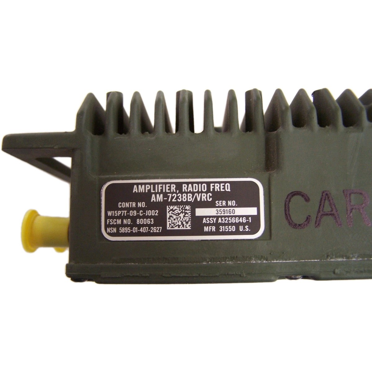 HMMWV M998 Radio Frequency Amplifier AM-7238/VCR NSN 5895-01-407