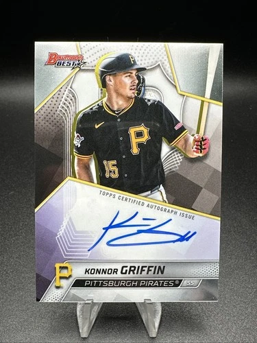 2025 Bowmans Best Konnor Griffin On Card Auto #B25-KG Pittsburgh Pirates