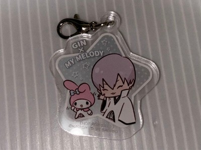 Sanrio x BLEACH Acrylic Keychain Gin Ichimaru 2.5in