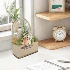 Metal Wall Planter Flower Pot Rustic