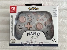 New Nintendo Switch PowerA Nano Enhanced Wireless Controller - Pikachu Garden
