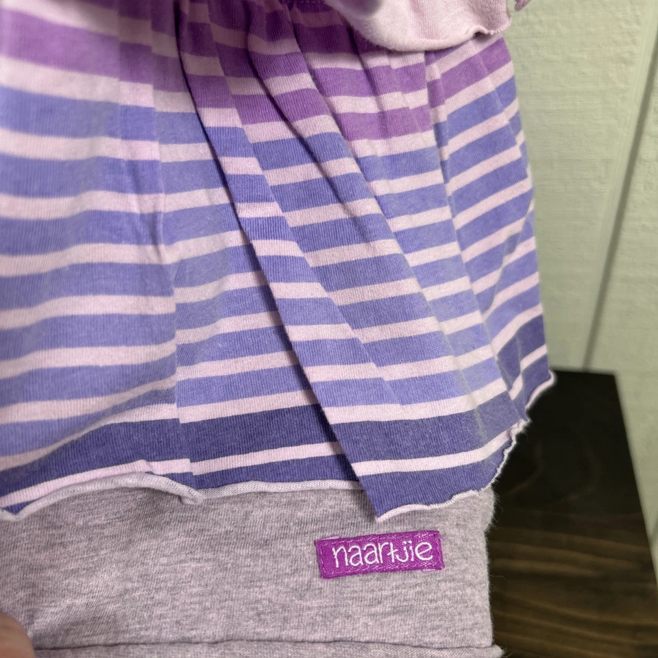 Vestido Naartjie Niños Niñas Púrpura Algodón Talla 2T Usado en Excelente Condición Foto 3 de 4