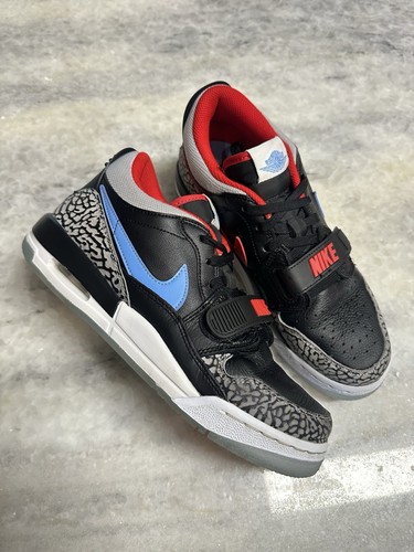 Nike Air Jordan Legacy 312 Boys Size 7Y Black Athletic Basketball Shoes Sneakers - Picture 10 of 12
