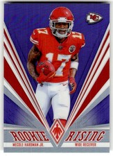 2019 Panini Phoenix Mecole Hardman Jr. Rookie Rising Purple #/149 #9