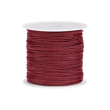 Nylon Cord DIY Making Satin String Craft Wire 147ft, Maroon