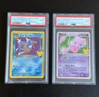 2 x PSA 9 - 2021 Pokemon Celebrations Mew EX Holo #88 & Dark Gyarados Holo #8