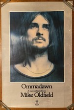 MIKE OLDFIELD Ommadawn 1975 UK Virgin Records PROMO Only POSTER Prog VG