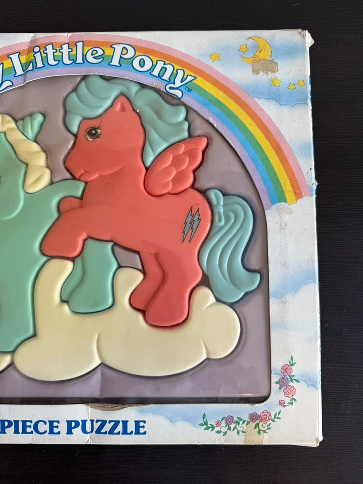 Puzzle My Little Pony Vintage 10 Piezas Hasbro 1984 Completo En Caja Juguete Años 80 Foto 3 de 4