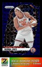 2024 Panini Prizm WNBA #27 Brionna Jones Blue Velocity Prizms