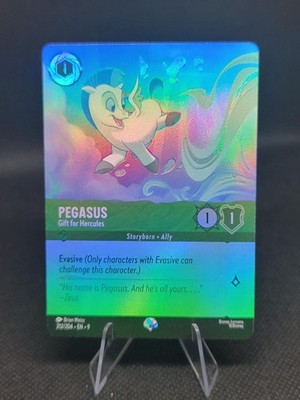 Disney Lorcana - Pegasus - Gift for Hercules (Epic) - 212/204 - Fabled (Holo)