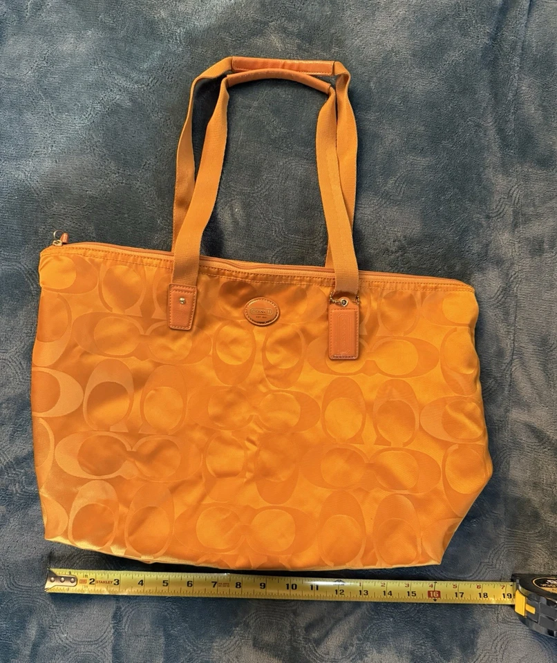 ТРЕНЕР сумка с короткими ручками нейлона оранжевый F77321 тренер подпись 14a - Изображение 2 из 4