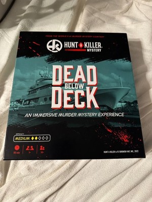 Dead Below Deck: A Hunt A Killer Mystery Game New in Box