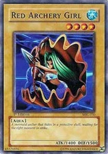 Red Archery Girl - MRL-030 - Common - Unlimited Edition - Damaged