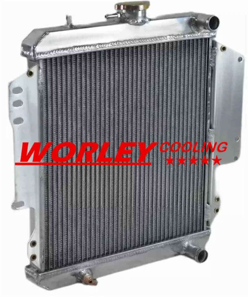 3 Row Aluminum Radiator For 1986-1988 Suzuki Samurai 1.3L I4 86 87 88 Manual MT - Image 2 of 3