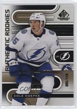 2022 Upper Deck SP Game Used Authentic Rookies Gold 95/118 Cole Koepke #207 1a84
