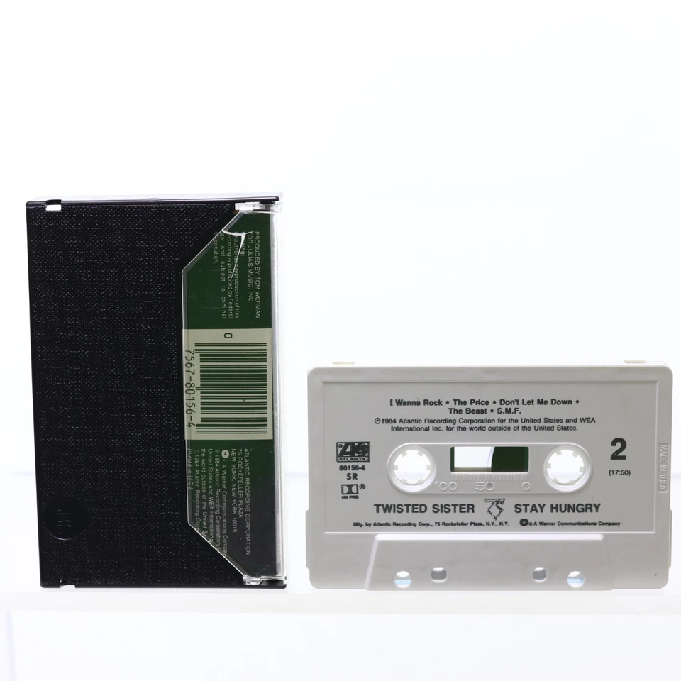 Twisted Sister Stay Hungry Cassette Tape 1984 Atlantic - Image 2 of 2