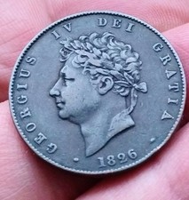 1826 George IV Half Penny 1/2d coin . Collectable grade copper coin