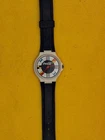 VINTAGE 1980's SWATCH COCA COLA INTERNATIONAL FLAGS SWISS WATCH 35MM / NO BOX