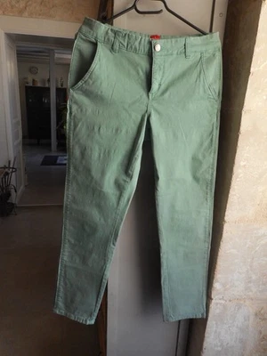 38 PANTALON JOLI VERT CAPTAIN TORTUE NEUF - Photo 1/4