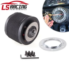 Jdm Boss Kit Steering Wheel Standard 6 Hole Hub Adapter For 84-04 Mustang Non-Gt