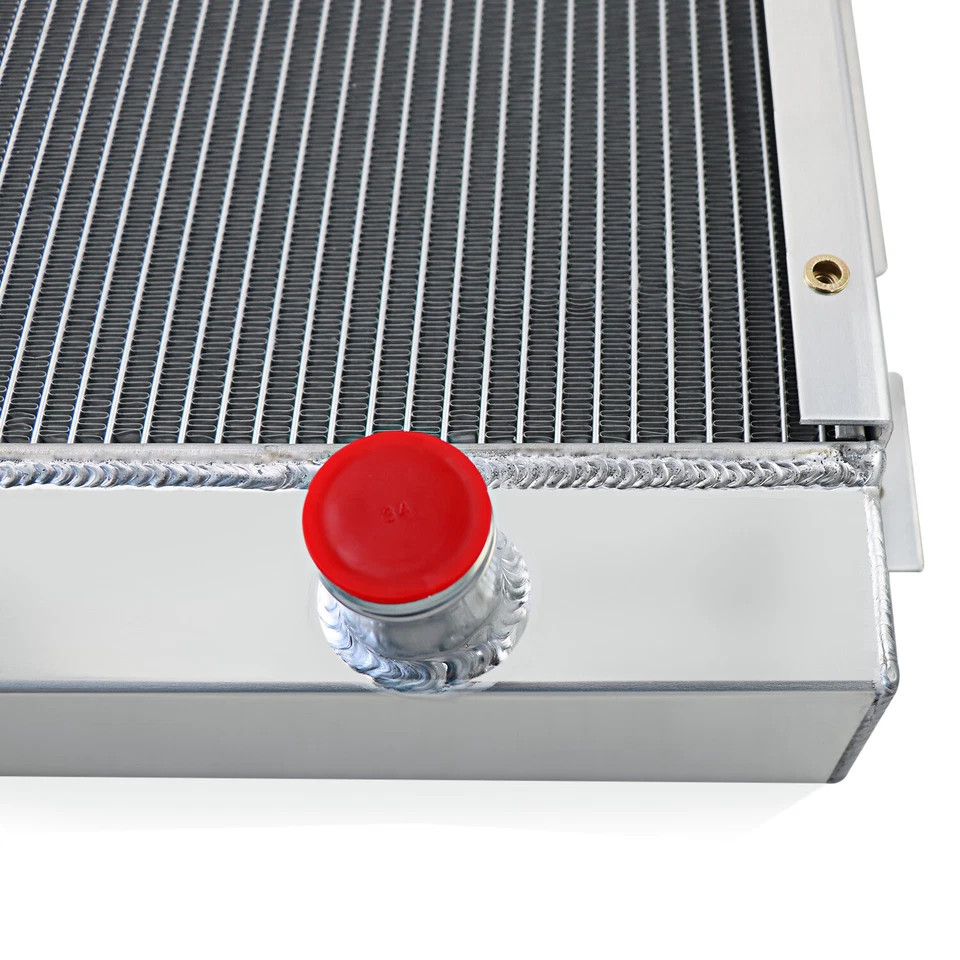 Radiador de 4 filas para Dodge Dart 1971-1972 Plymouth Valiant Duster 1970-1972 5,2 L Foto 4 de 4