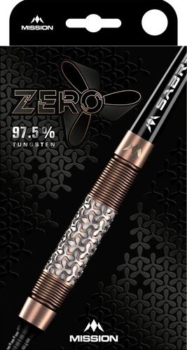 Mission | Zero | Steel Tip Darts | 97.5% Tungsten | Bronze PVD | 24g - 30g
