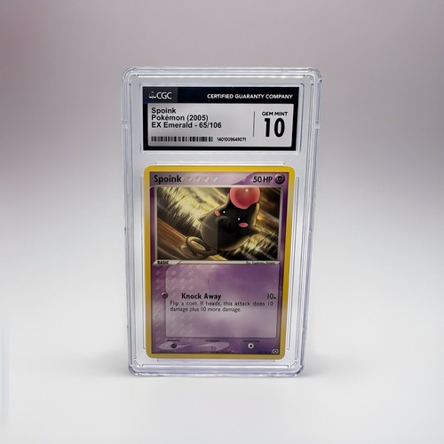 Spoink graded CGC 10 for sale on eBay