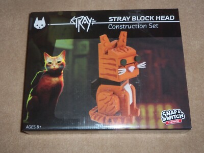 NEW! STRAY BLOCK HEAD Snap Switch Construction Set 155 pcs
