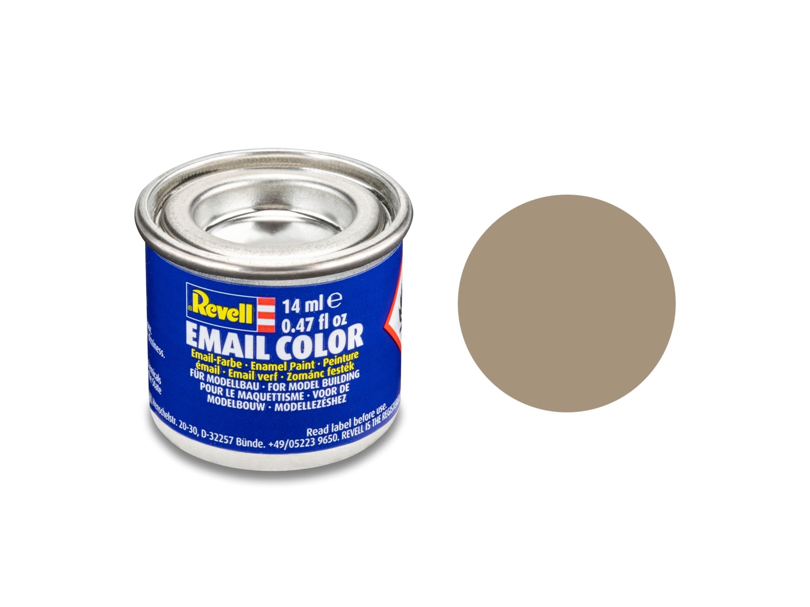 Revell 32189 No.89 Matt Beige Enamel Paint 14ml Tin