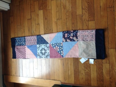 Etole Camaïeu neuve fond marine motifs floraux rose, bleu ciel