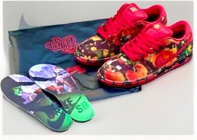 Nike SB Dunk Low The Wizard of Oz Poppy Field Size 8 Mens Nike SB Dunk Low The Wizard of Oz Poppy Field Size 8 Mens