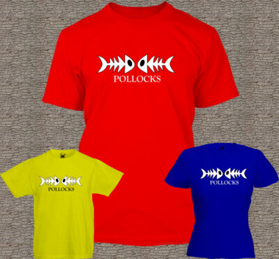 POLLOCKS - T-Shirt, Surf, Wierd, SUP, Strand, Kitesurfen