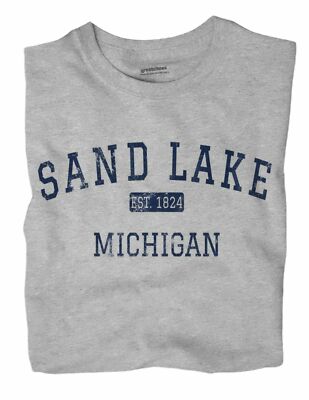 Sand Lake Michigan MI T-Shirt Iosco County EST